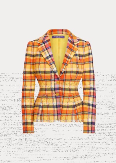 Women's Ralph Lauren Eloise Plaid Jackets | 319452PZN